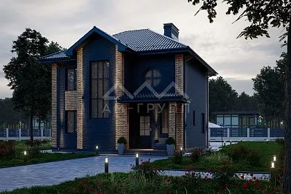 Проект дома "Аристократ" 120 м2