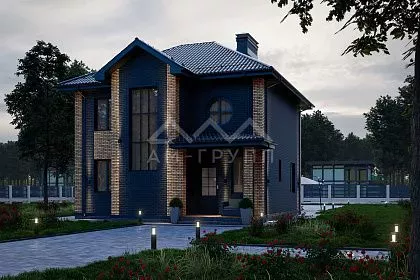 Проект дома "Аристократ" 120 м2