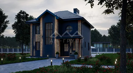 Проект дома "Аристократ" 120 м2