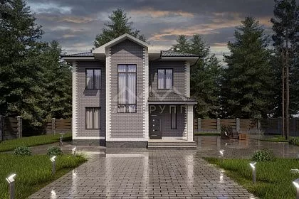 Проект дома "Аристократ" 130 м2