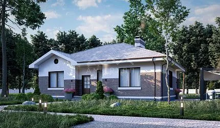 Проект дома "Елена" 120 м2